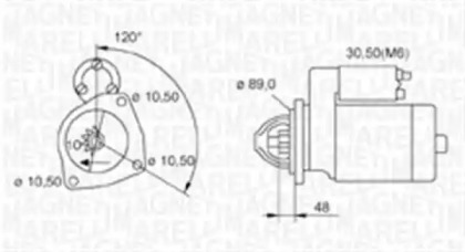 Стартер MAGNETI MARELLI 063721268010