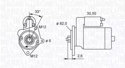 Стартер MAGNETI MARELLI 063721392010