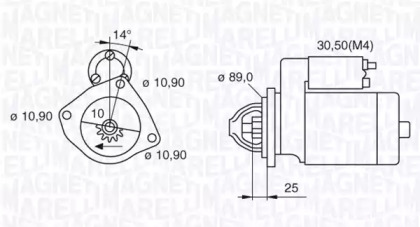 Стартер MAGNETI MARELLI 063523680820