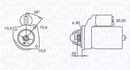 Стартер MAGNETI MARELLI 063227501010