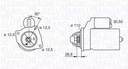 Стартер MAGNETI MARELLI 063216851010