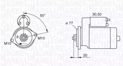 Стартер MAGNETI MARELLI 063522617010