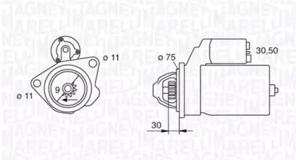 Стартер MAGNETI MARELLI 063280034010