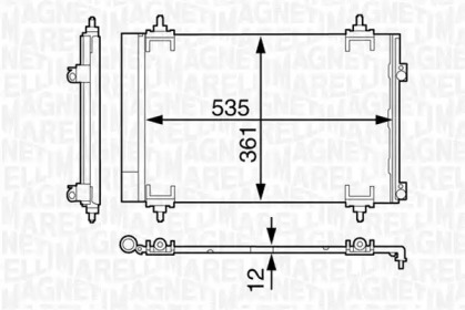 Конденсатор MAGNETI MARELLI 350203602000