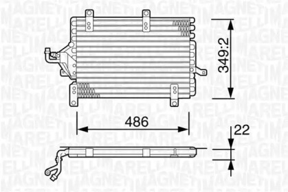 Конденсатор MAGNETI MARELLI 350203124000