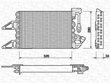 Конденсатор MAGNETI MARELLI 350203140000