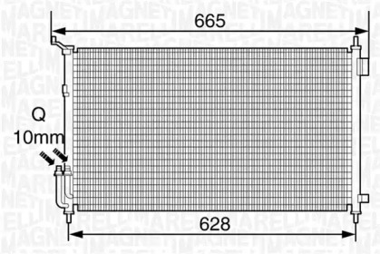 Конденсатор MAGNETI MARELLI 350203350000