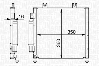 Конденсатор MAGNETI MARELLI 350203357000