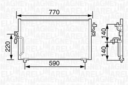 Конденсатор MAGNETI MARELLI 350203481000