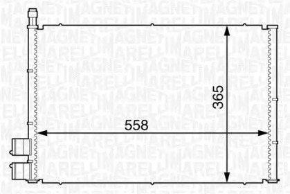 Конденсатор MAGNETI MARELLI 350203605000