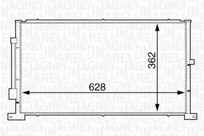 Конденсатор MAGNETI MARELLI 350203608000