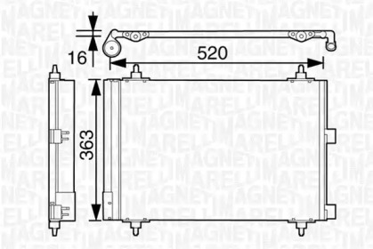 Конденсатор MAGNETI MARELLI 350203628000