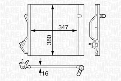 Конденсатор MAGNETI MARELLI 350203629000