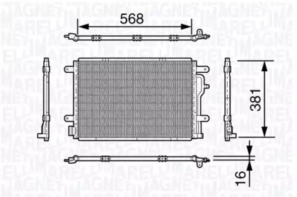 Конденсатор MAGNETI MARELLI 350203640000