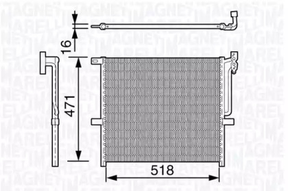 Конденсатор MAGNETI MARELLI 350203642000