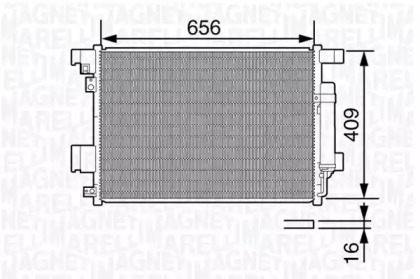 Конденсатор MAGNETI MARELLI 350203649000