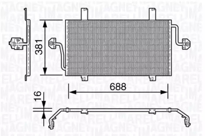 Конденсатор MAGNETI MARELLI 350203652000