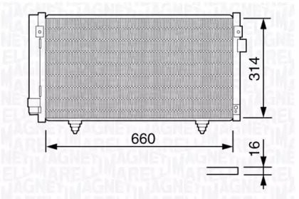 Конденсатор MAGNETI MARELLI 350203657000