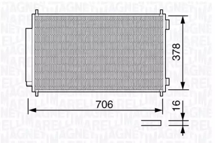 Конденсатор MAGNETI MARELLI 350203659000