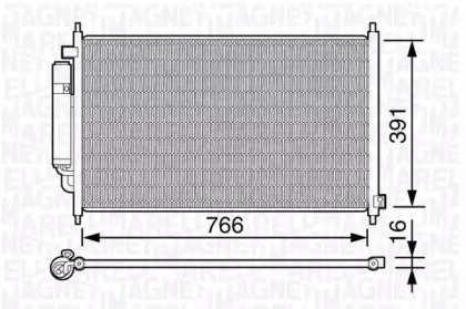 Конденсатор MAGNETI MARELLI 350203662000