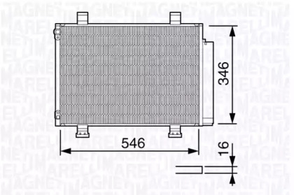 Конденсатор MAGNETI MARELLI 350203672000