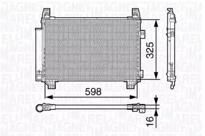 Конденсатор MAGNETI MARELLI 350203678000