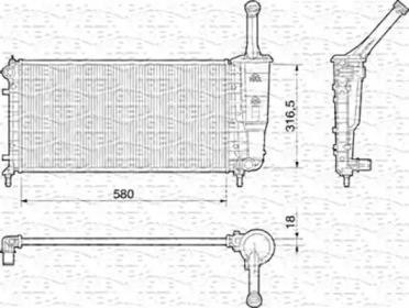 Теплообменник MAGNETI MARELLI 350213010000