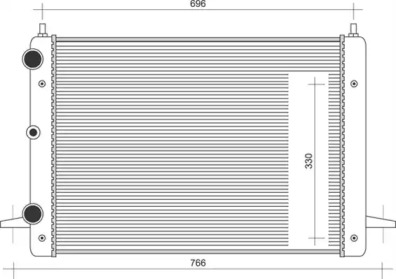 Теплообменник MAGNETI MARELLI 350213104800