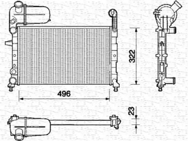 Теплообменник MAGNETI MARELLI 350213105000