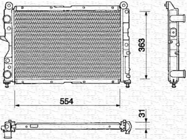 Теплообменник MAGNETI MARELLI 350213107000