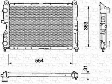 Теплообменник MAGNETI MARELLI 350213108000