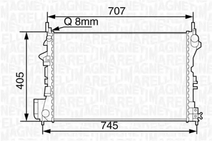 Теплообменник MAGNETI MARELLI 350213114900