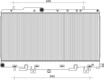 Теплообменник MAGNETI MARELLI 350213115100