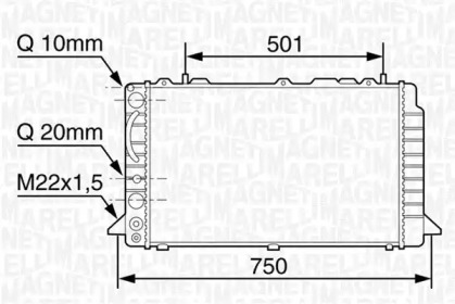 Теплообменник MAGNETI MARELLI 350213117600