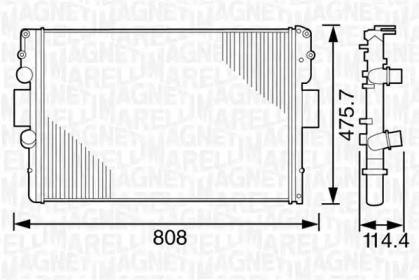 Теплообменник MAGNETI MARELLI 350213120900