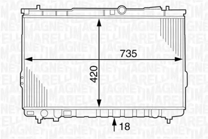 Теплообменник MAGNETI MARELLI 350213122700