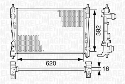 Теплообменник MAGNETI MARELLI 350213124900