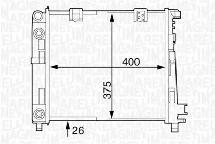 Теплообменник MAGNETI MARELLI 350213125600