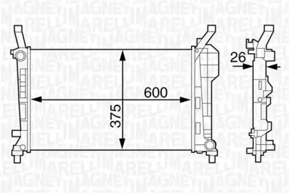 Теплообменник MAGNETI MARELLI 350213126200