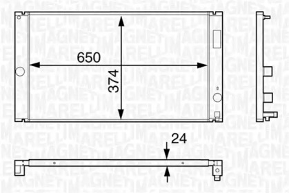 Теплообменник MAGNETI MARELLI 350213126600