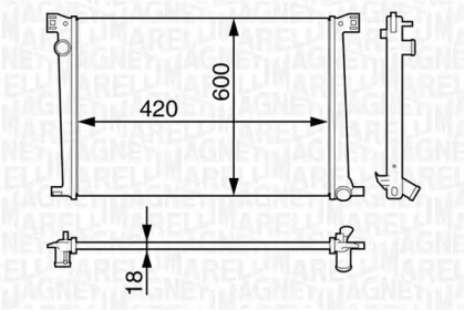 Теплообменник MAGNETI MARELLI 350213128100