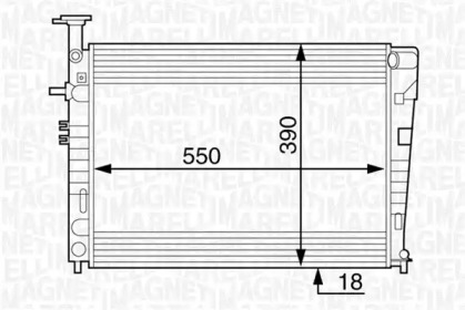 Теплообменник MAGNETI MARELLI 350213128500