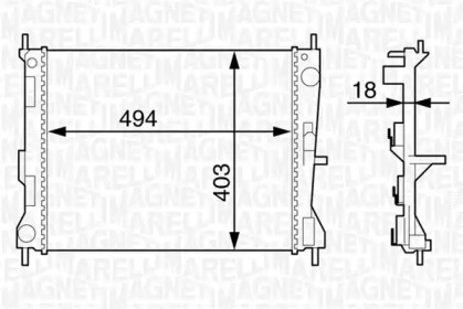 Теплообменник MAGNETI MARELLI 350213129300