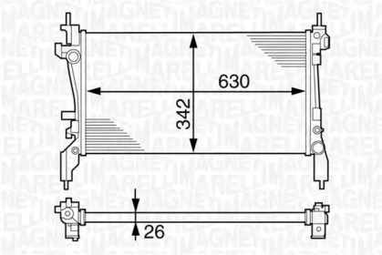 Теплообменник MAGNETI MARELLI 350213129900