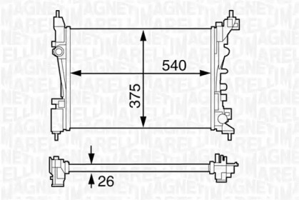 Теплообменник MAGNETI MARELLI 350213130100