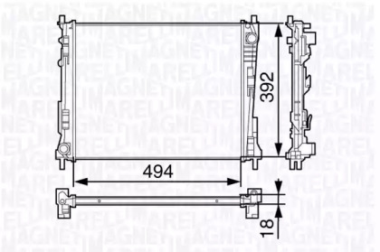 Теплообменник MAGNETI MARELLI 350213132200