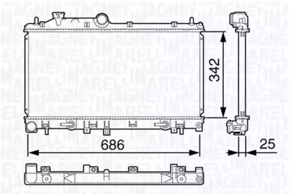 Теплообменник MAGNETI MARELLI 350213132700