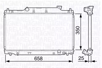 Теплообменник MAGNETI MARELLI 350213132800