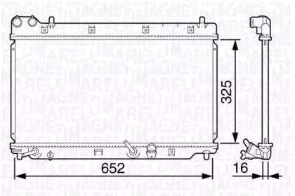 Теплообменник MAGNETI MARELLI 350213133500