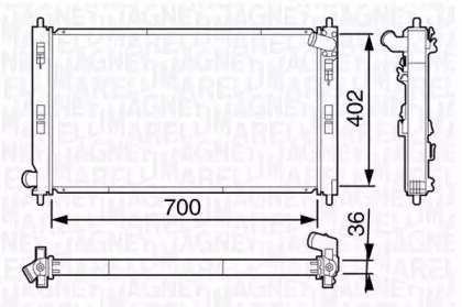 Теплообменник MAGNETI MARELLI 350213134900